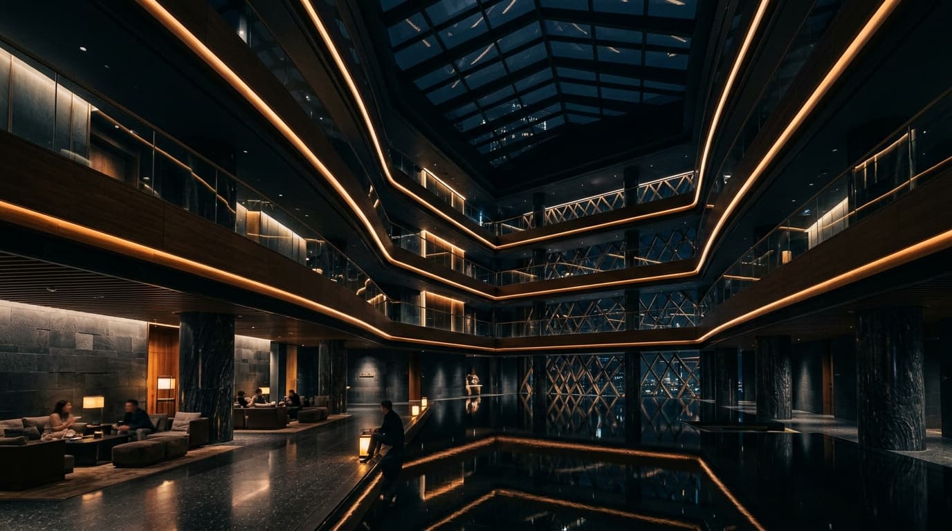 Luxury Hotel Atrium