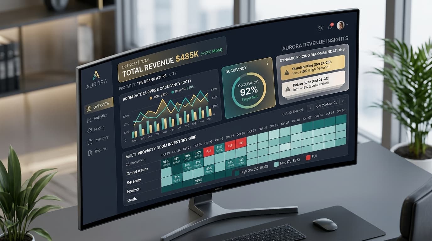 CISBook Hotel Revenue Intelligence Dashboard